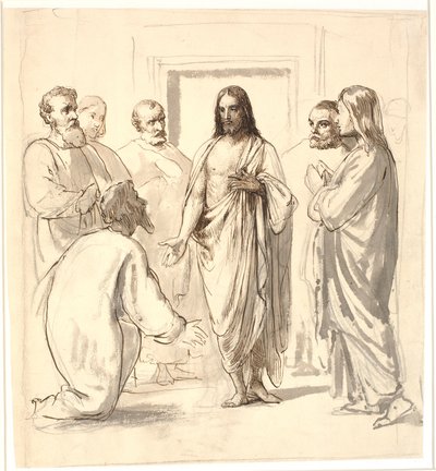 Kristus och den otroende Thomas av Wilhelm Marstrand