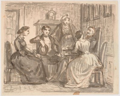 Den nya familjemedlemmen av Wilhelm Marstrand