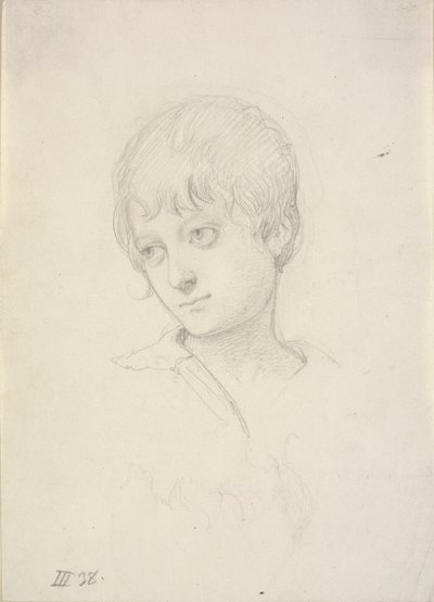 Pojkhuvud av Wilhelm Marstrand