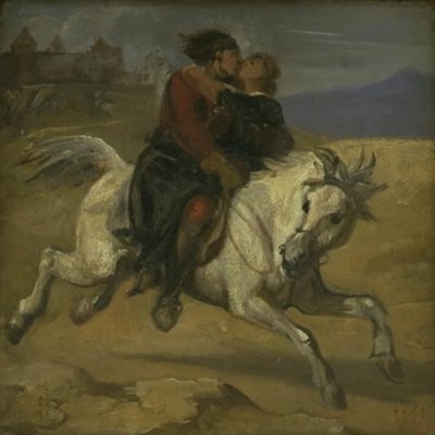 En bortförandescen av Wilhelm Marstrand