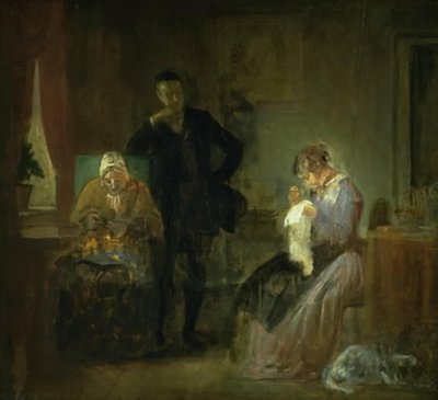 Friarens besök av Wilhelm Marstrand