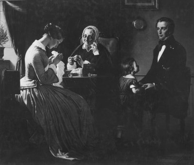 Friarens besök av Wilhelm Marstrand
