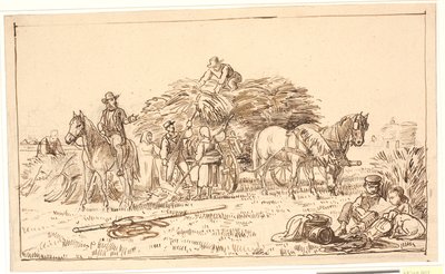 Höstscen av Wilhelm Marstrand