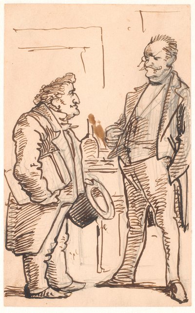 Krog och Simon Levi av Wilhelm Marstrand