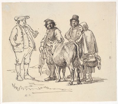 Entusiaster för kon av Wilhelm Marstrand