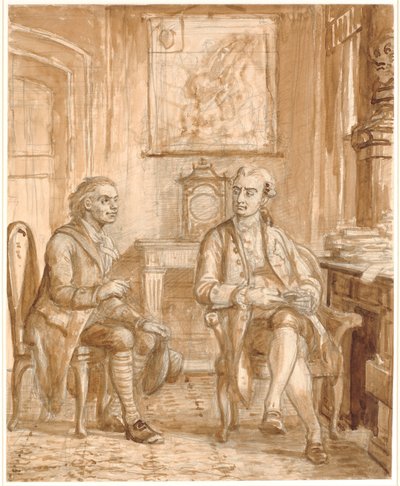 Minister Guldberg och Wessel av Wilhelm Marstrand