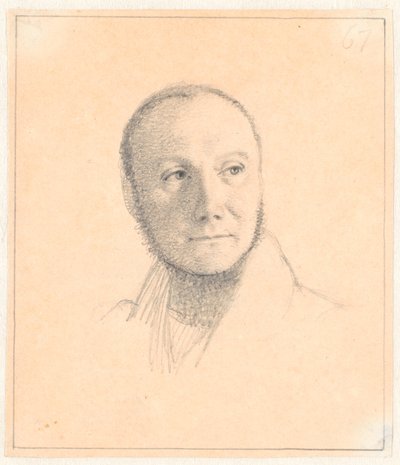 Porträtt av Christian Waagepetersen, vinhandlare, rådman, hovombud av Wilhelm Marstrand