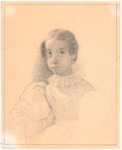 Porträtt av Adelaide Emilie Waagepetersen av Wilhelm Marstrand