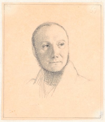 Porträtt av Christian Waagepetersen, vinhandlare, rådman, hovombud av Wilhelm Marstrand