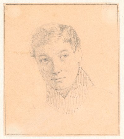 Porträtt av Lorentz Ludvig Mozart Waagepetersen av Wilhelm Marstrand