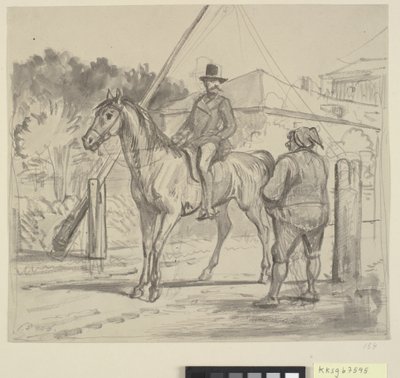 Ryttare och tollare av Wilhelm Marstrand