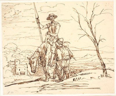Sancho Panza berättar historien om getterna av Wilhelm Marstrand