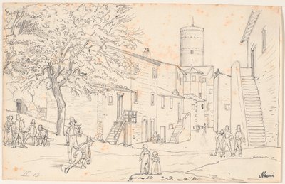 Torget i Nemi av Wilhelm Marstrand