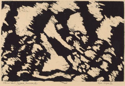 Acker mit Weib (Kvinna på ett fält) av Wilhelm Morgner