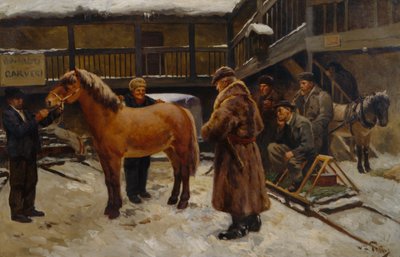 Hästmarknaden av Wilhelm Peters