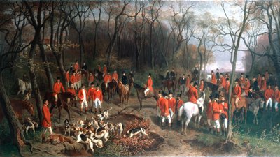 Elizabeth på jakten, sent 1800-tal av Wilhelm Richter
