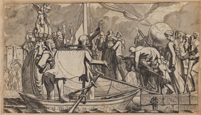 Ombordstigningen i dårarnas skepp av Wilhelm Stettler