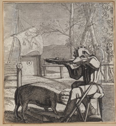 Dåren som skjuter mot målet av Wilhelm Stettler
