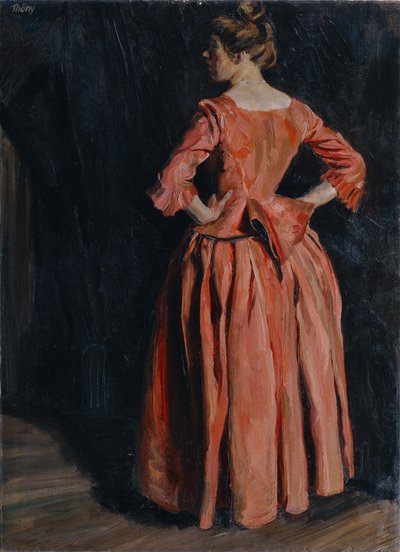 porträtt av en dam av Wilhelm Thöny