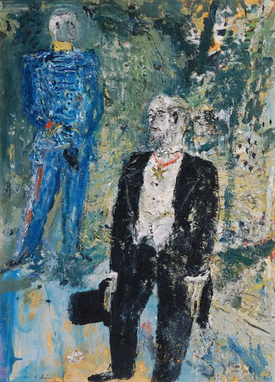 General och gentleman i svansar av Wilhelm Thöny