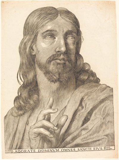 Kristus i halvlängd av Wilhelm Traut