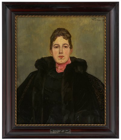 Porträtt av en okänd dam av Wilhelm Trübner