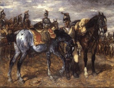 Kavalleri på parad av Wilhelm Von Diez