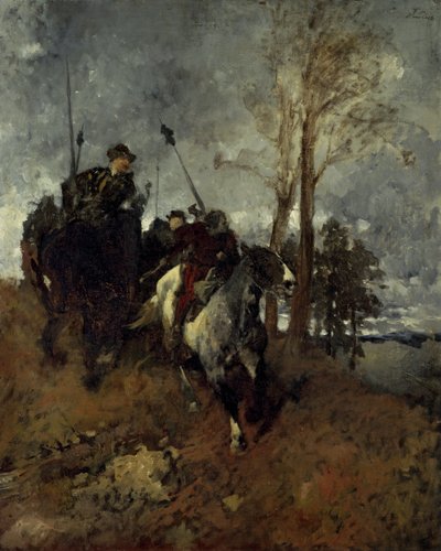 busk riddare av Wilhelm Von Diez