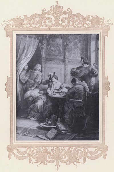Adelheid, Gotz Von Berlichingen (litografi) av Wilhelm von (after) Kaulbach