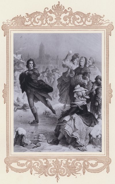 Goethe i Frankfurt (litho) av Wilhelm von (after) Kaulbach