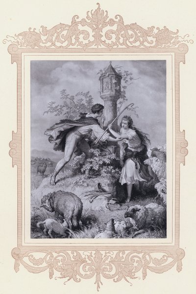 Heideroslin (sten) av Wilhelm von (after) Kaulbach