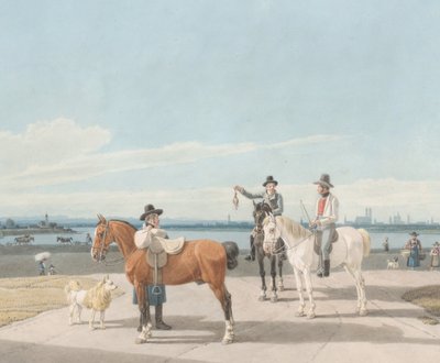Ryttare nära München, 1830. av Wilhelm von Kobell