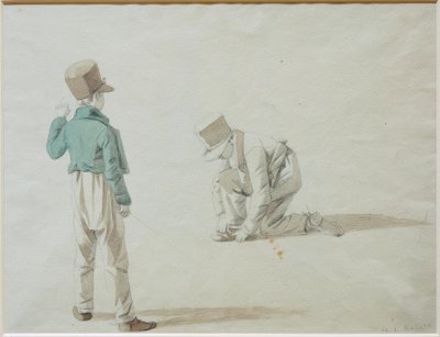 Studie av en pojke med keps av Wilhelm von Kobell