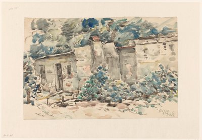 Stuga i Higgo Vale (?) av Wilhelmus Johannes Steenhoff