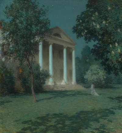maj natt av Willard Leroy Metcalf