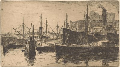 Rotterdam (originaltitel på objekt) av Willem Adrianus Grondhout