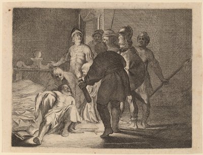 Catos död, 1634. av Willem Basse