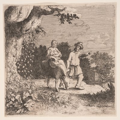 Flykten till Egypten av Willem Basse