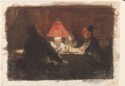 Vid lampan av Willem Bastiaan Tholen