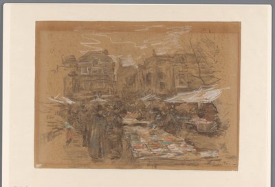Bokmarknad i Haag av Willem Bastiaan Tholen