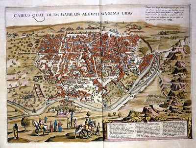 Kairo. Atlas av Wilhelm Blaeu, Amsterdam 1630. av Willem Blaeu