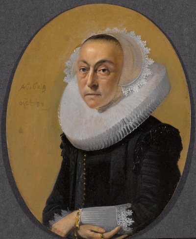 Porträtt av en kvinna av Willem Cornelisz Duyster (attributed to)