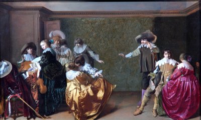 A Musical Party, ca 1620-35 (olja på ekpanel) av Willem Cornelisz Duyster