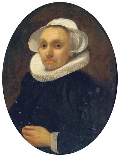 Porträtt av en dam av Willem Drost