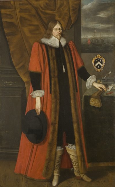 Porträtt av Robert Yeamans av Willem Flessiers