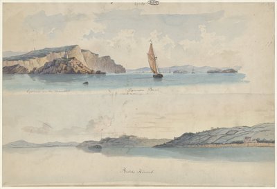 Två engelska kustutsikter: Swansea Bay och Bristol