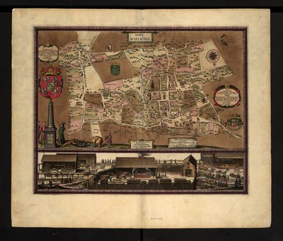 Bild av Wieliczka saltgruva av Wilhelm Hondius, Polen av Willem Hondius