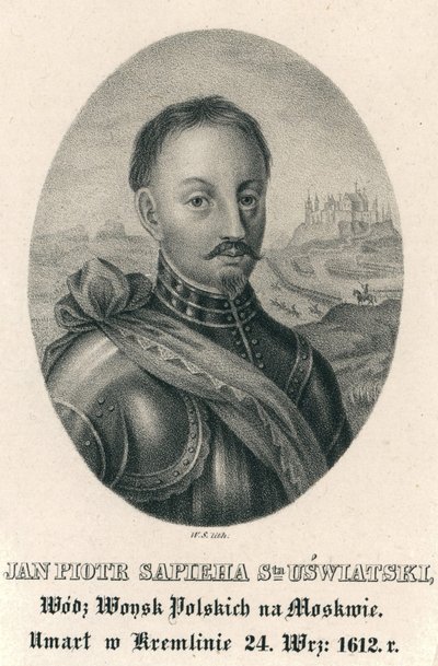 Jan Piotr Sapieha 1569-1611. av Willem Hondius