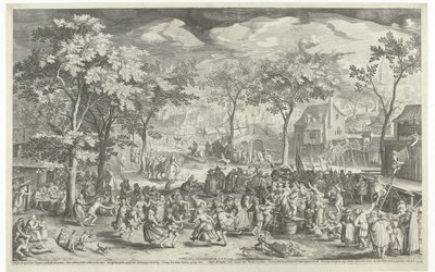 Stadsmässa, ca. 1610 av Willem Isaacsz. van Swanenburg