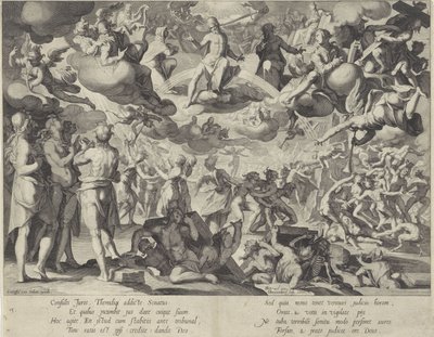 Laatste Oordeel Throne of Justice (serietitel) av Willem Isaacsz. van Swanenburg